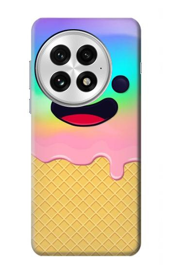 W3939 Ice Cream Cute Smile Case Cover Custodia e Flip Case per OnePlus 13