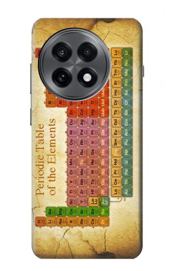 W2934 Vintage Periodic Table of Elements Case Cover Custodia e Flip Case per OnePlus 13R W2934 Vintage Periodic Table of Elements Case Cover Custodia e Flip Case per OnePlus 13R