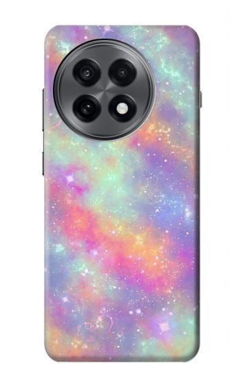 W3706 Pastel Rainbow Galaxy Pink Sky Case Cover Custodia e Flip Case per OnePlus 13R