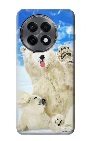 W3794 Arctic Polar Bear and Seal Paint Case Cover Custodia e Flip Case per OnePlus 13R