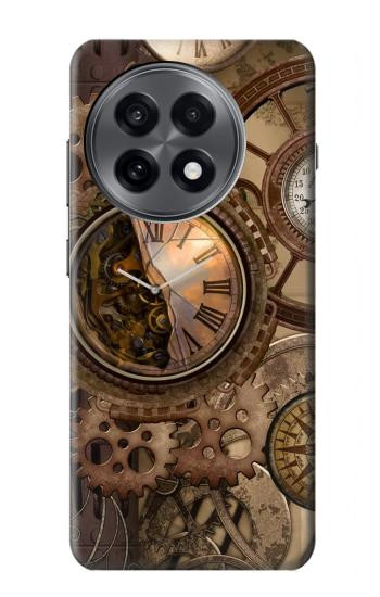 W3927 Compass Clock Gage Steampunk Case Cover Custodia e Flip Case per OnePlus 13R