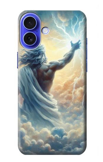 W4028 Zeus God Thunder Power Case Cover Custodia e Flip Case per iPhone 16