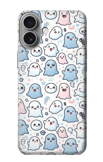 W4013 Seamless Cute Ghost Pattern Case Cover Custodia e Flip Case per iPhone 16 plus W4013 Seamless Cute Ghost Pattern Case Cover Custodia e Flip Case per iPhone 16 plus