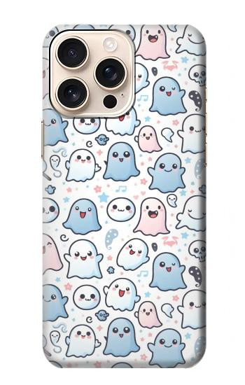 W4013 Seamless Cute Ghost Pattern Case Cover Custodia e Flip Case per iPhone 16 pro max W4013 Seamless Cute Ghost Pattern Case Cover Custodia e Flip Case per iPhone 16 pro max