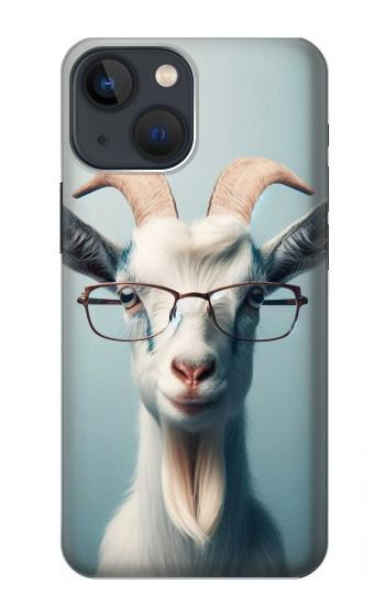 W3991 Goat Glasses Case Cover Custodia e Flip Case per iPhone 13 mini