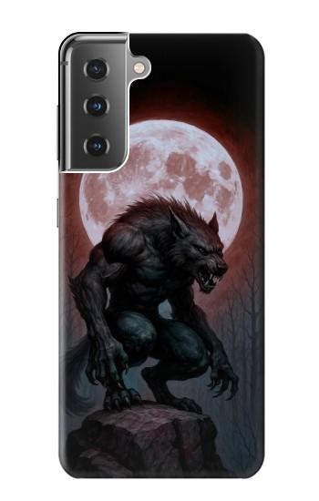 W4024 Werewolf Blood Moon Case Cover Custodia e Flip Case per Samsung Galaxy S21 Plus 5G, Galaxy S21+ 5G