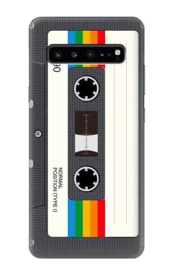 W4023 Vintage Rainbow Compact Cassette Case Cover Custodia e Flip Case per Samsung Galaxy S10 5G