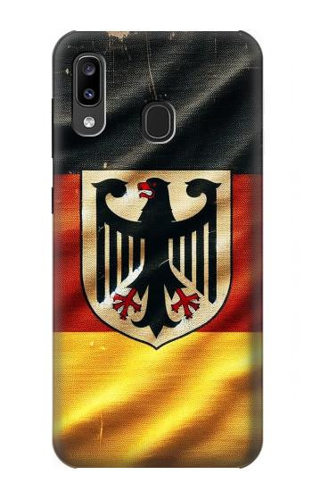 W3989 Germany Eagle Old Flag Case Cover Custodia e Flip Case per Samsung Galaxy A20, Galaxy A30