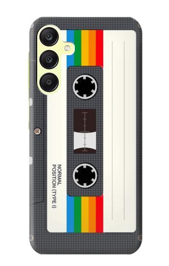 W4023 Vintage Rainbow Compact Cassette Case Cover Custodia e Flip Case per Samsung Galaxy A25 5G