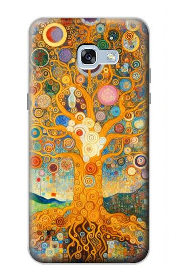 W4007 Tree of Life Painting Case Cover Custodia e Flip Case per Samsung Galaxy A5 (2017)