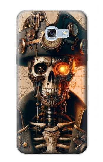 W4018 Steampunk Pirate Skull Case Cover Custodia e Flip Case per Samsung Galaxy A5 (2017)