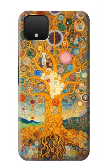 W4007 Tree of Life Painting Case Cover Custodia e Flip Case per Google Pixel 4