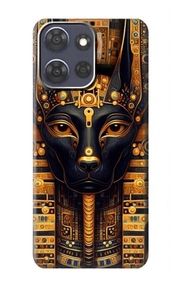 W3992 Gold Black Anubis Case Cover Custodia e Flip Case per Motorola Moto G Power (2025)