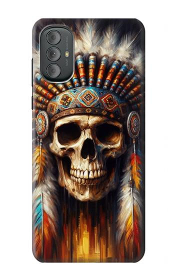 W4016 Native Skull Case Cover Custodia e Flip Case per Motorola Moto G Power 2022, G Play 2023