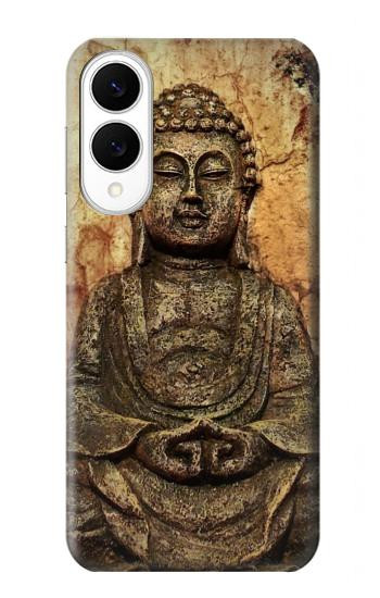 W0344 Buddha Rock Carving Case Cover Custodia e Flip Case per Samsung Galaxy S25 Edge