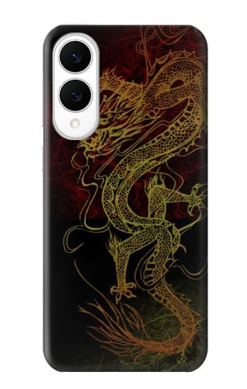 W0354 Chinese Dragon Case Cover Custodia e Flip Case per Samsung Galaxy S25 Edge