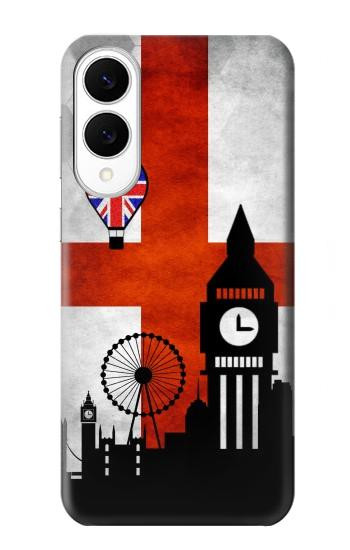 W2979 England Football Soccer Case Cover Custodia e Flip Case per Samsung Galaxy S25 Edge