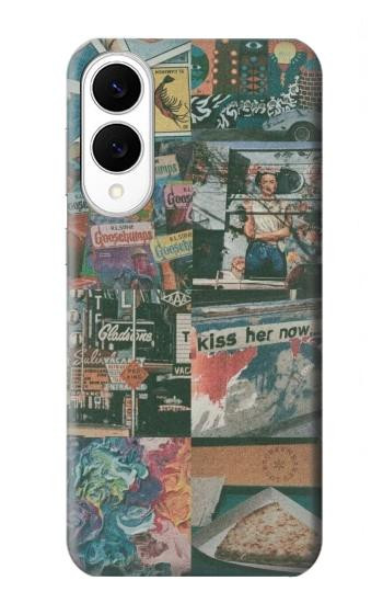 W3909 Vintage Poster Case Cover Custodia e Flip Case per Samsung Galaxy S25 Edge