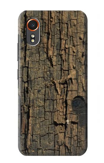 W0598 Wood Graphic Printed Case Cover Custodia e Flip Case per Samsung Galaxy XCover7