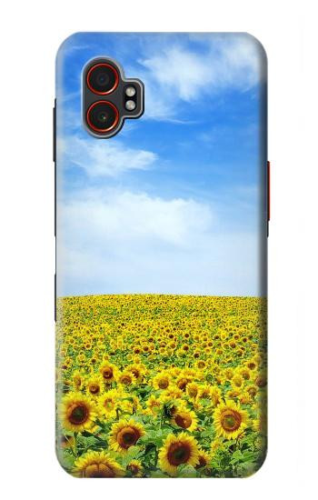 W0232 Sunflower Case Cover Custodia e Flip Case per Samsung Galaxy XCover7 Pro