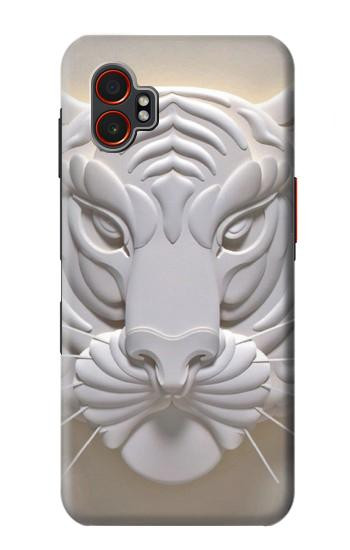 W0574 Tiger Carving Case Cover Custodia e Flip Case per Samsung Galaxy XCover7 Pro