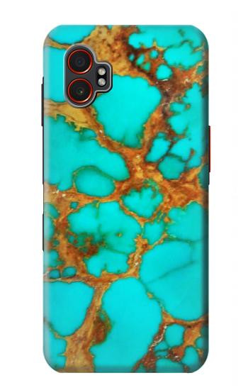 W2688 Aqua Copper Turquoise Gemstone Graphic Case Cover Custodia e Flip Case per Samsung Galaxy XCover7 Pro