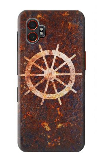 W2766 Ship Wheel Rusty Texture Case Cover Custodia e Flip Case per Samsung Galaxy XCover7 Pro