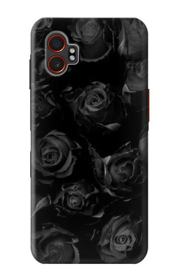 W3153 Black Roses Case Cover Custodia e Flip Case per Samsung Galaxy XCover7 Pro