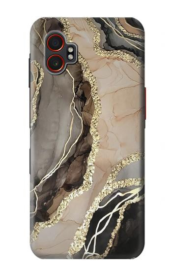 W3700 Marble Gold Graphic Printed Case Cover Custodia e Flip Case per Samsung Galaxy XCover7 Pro