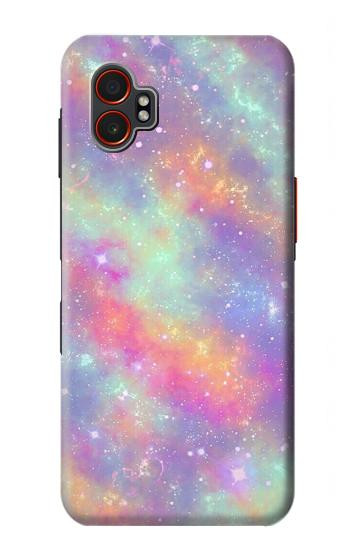 W3706 Pastel Rainbow Galaxy Pink Sky Case Cover Custodia e Flip Case per Samsung Galaxy XCover7 Pro
