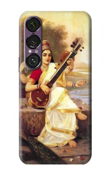 W1420 Saraswati Hindu Goddess Case Cover Custodia e Flip Case per Sony Xperia 1 VII