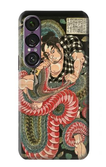 W2469 108 Heroes of Suikoden Saginoike Heikuro Case Cover Custodia e Flip Case per Sony Xperia 1 VII