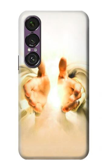 W2546 Hand of God Heaven Case Cover Custodia e Flip Case per Sony Xperia 1 VII