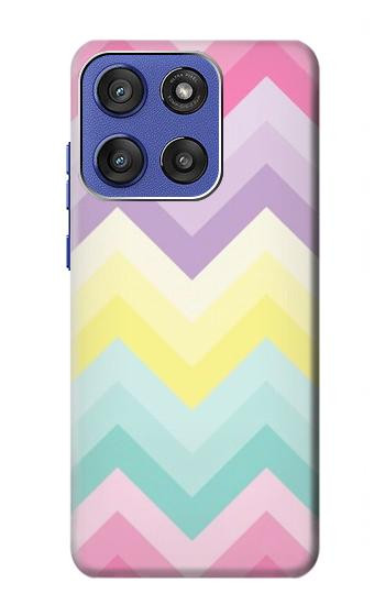 W3514 Rainbow Zigzag Case Cover Custodia e Flip Case per Motorola Moto G Stylus 5G (2025), Edge 60 Stylus