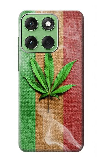 W2109 Smoke Reggae Rasta Flag Case Cover Custodia e Flip Case per Motorola Edge 60