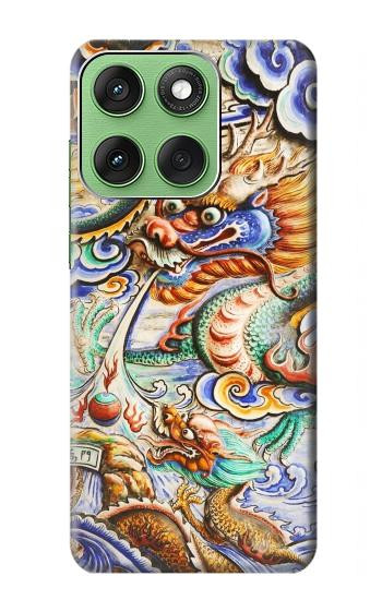 W2584 Traditional Chinese Dragon Art Case Cover Custodia e Flip Case per Motorola Edge 60 W2584 Traditional Chinese Dragon Art Case Cover Custodia e Flip Case per Motorola Edge 60
