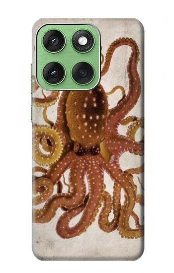 W2801 Vintage Octopus Case Cover Custodia e Flip Case per Motorola Edge 60
