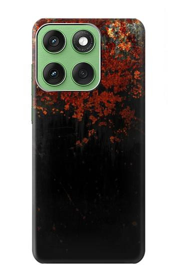 W3071 Rusted Metal Texture Graphic Case Cover Custodia e Flip Case per Motorola Edge 60