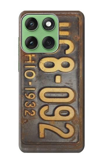 W3228 Vintage Car License Plate Case Cover Custodia e Flip Case per Motorola Edge 60