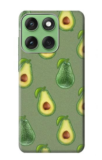 W3285 Avocado Fruit Pattern Case Cover Custodia e Flip Case per Motorola Edge 60