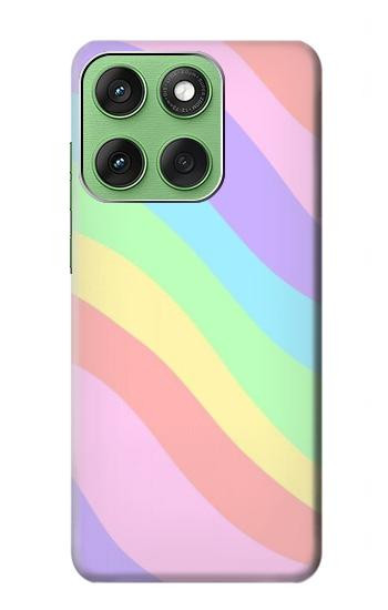 W3810 Pastel Unicorn Summer Wave Case Cover Custodia e Flip Case per Motorola Edge 60