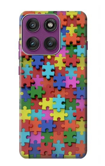 W0816 Puzzle Case Cover Custodia e Flip Case per Motorola Edge 60 Pro