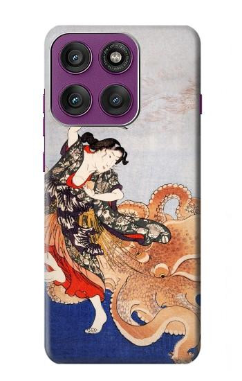 W2496 Japan Art Utagawa Kuniyoshi Tamatori Case Cover Custodia e Flip Case per Motorola Edge 60 Pro