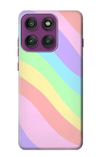 W3810 Pastel Unicorn Summer Wave Case Cover Custodia e Flip Case per Motorola Edge 60 Pro
