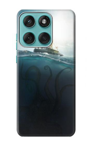 W3540 Giant Octopus Case Cover Custodia e Flip Case per Motorola Edge 60 Fusion