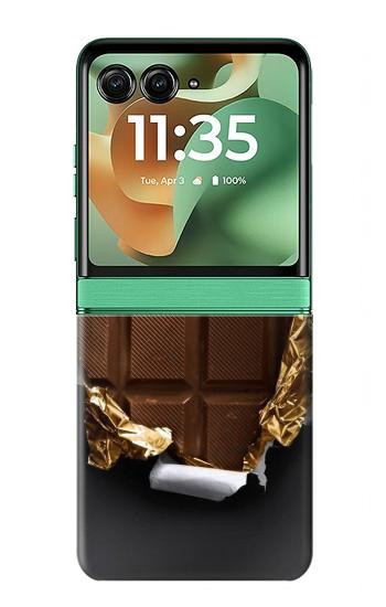 W0270 Chocolate Tasty Case Cover Custodia e Flip Case per Motorola Razr 60, Razr 2025