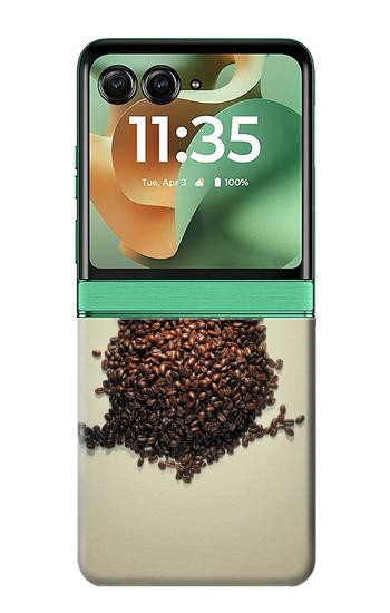 W0360 Coffee Owl Case Cover Custodia e Flip Case per Motorola Razr 60, Razr 2025