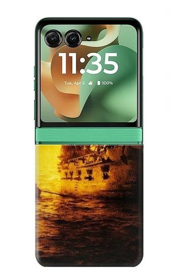 W0841 Pirates Black Pearl Case Cover Custodia e Flip Case per Motorola Razr 60, Razr 2025