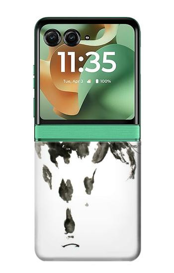 W1031 Horse Paintbrush Case Cover Custodia e Flip Case per Motorola Razr 60, Razr 2025