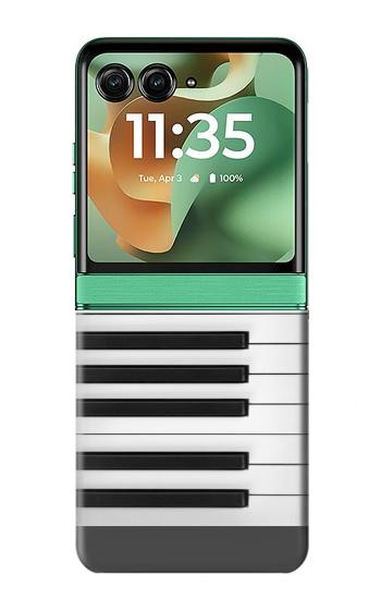 W2082 One Octave Piano Case Cover Custodia e Flip Case per Motorola Razr 60, Razr 2025
